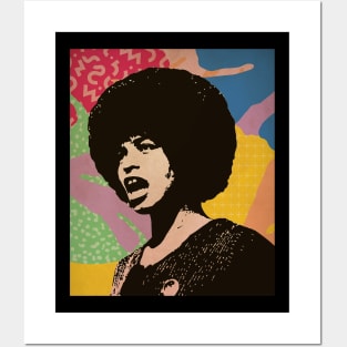 Vintage Poster - Angela Davis Style Posters and Art